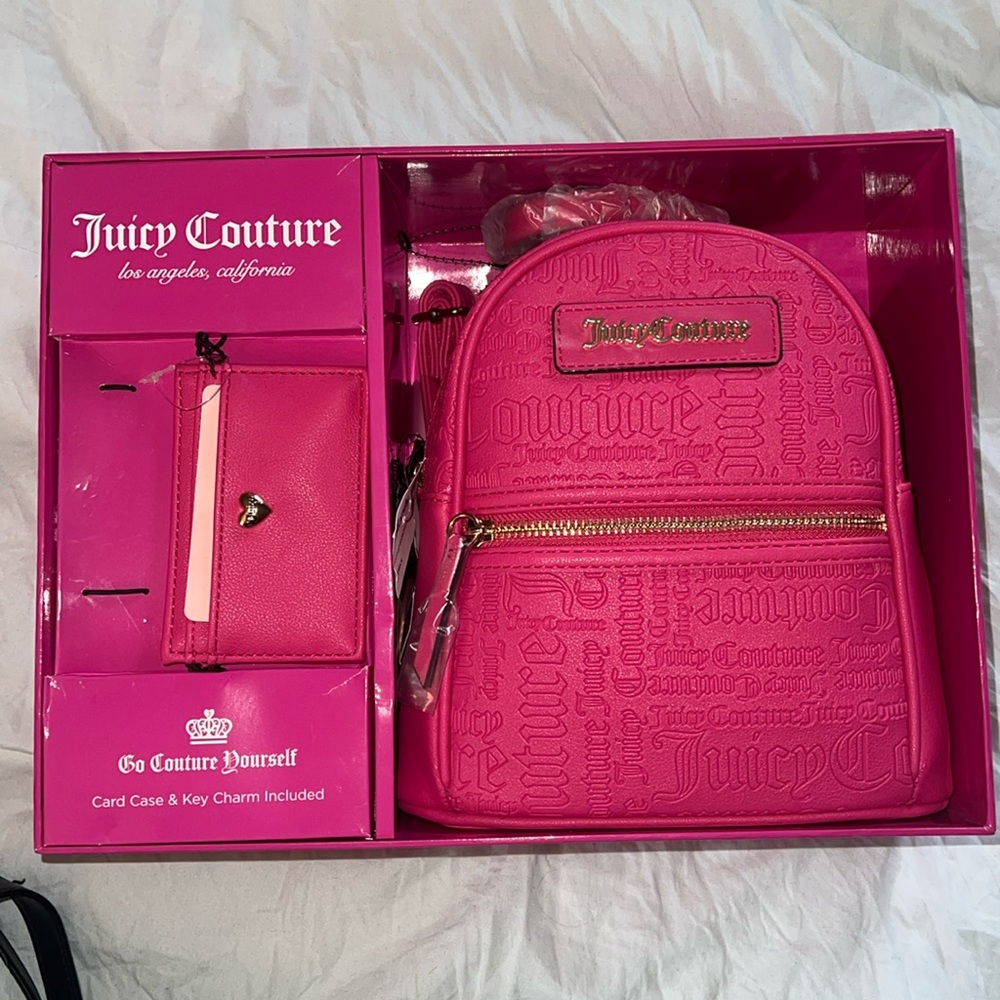 JUICY COUTURE BACKPACK AND WALLET